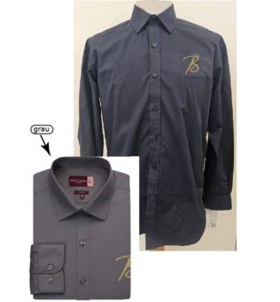 H-Hemd_grau_Langarm_Hemdkragen_Stick beige_HBR