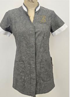 Damen-Kasak_mittelgrau+weiss_Stick beige_HBR