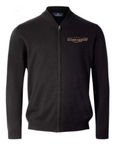 Herren-Cardigan_schwarz_Stick_links_Brust_SHL 